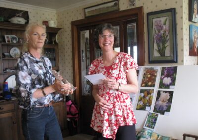 Wendy presents Beth with Cook Photographic Award